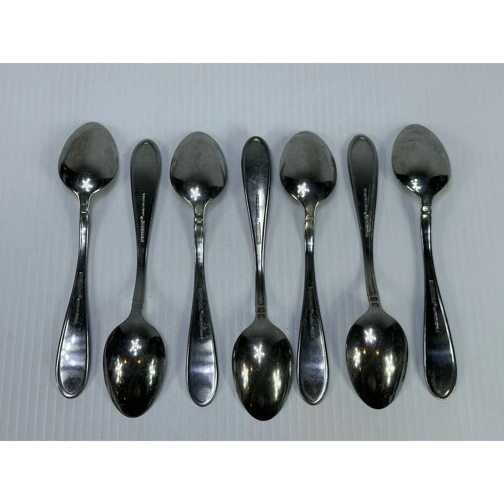 7 Cambridge Stainless Steel CHERISH Spoons Flatware